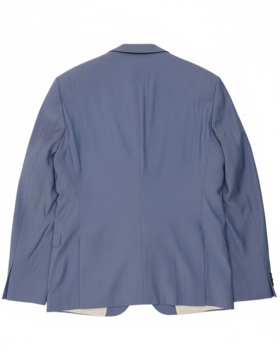 Jachetă blazer pentru bărbați Hugo Boss cu 2 nasturi IT 54 2XL Lână albastră