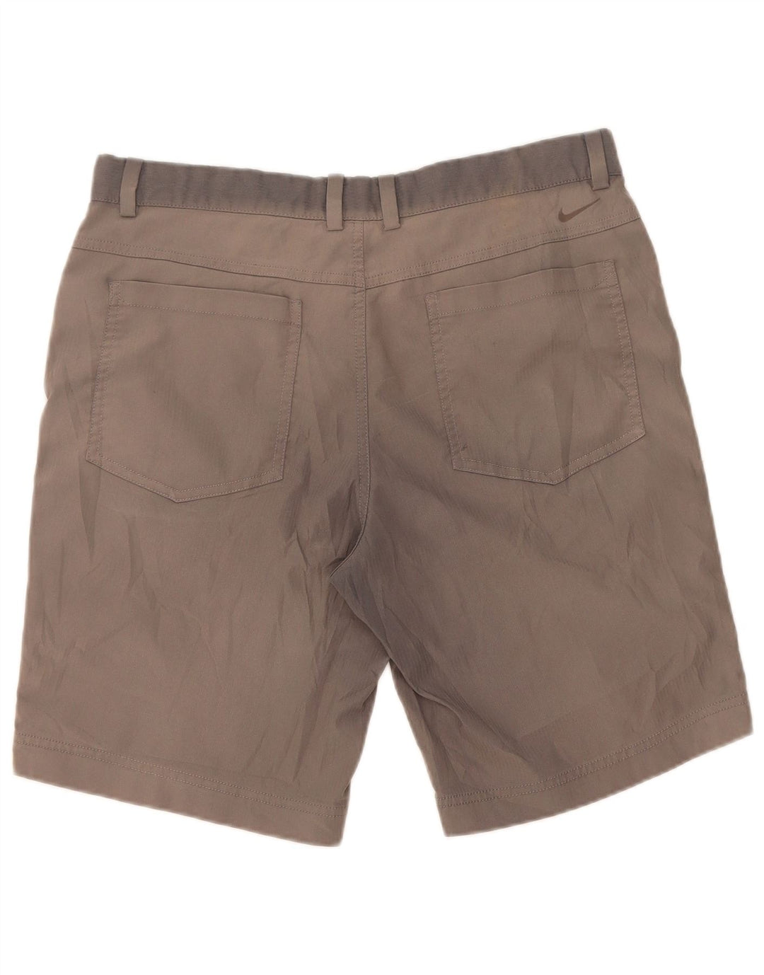 Pantaloni scurți casual Nike Dri Fit pentru femei W34 Poliester mare gri