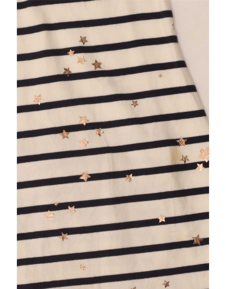 Joules Rochie teacă cu model abstract pentru femei UK 10 Mic cu dungi albe