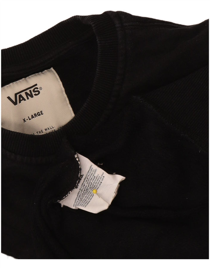 Hanorac grafic pentru bărbați Vans Jumper XL bumbac negru