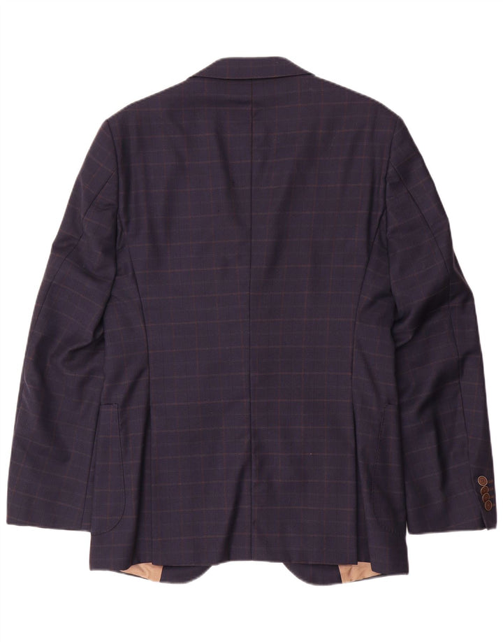 Jachetă blazer croită pentru bărbați Tommy Hilfiger IT 46 Mic, bleumarin, caroserie