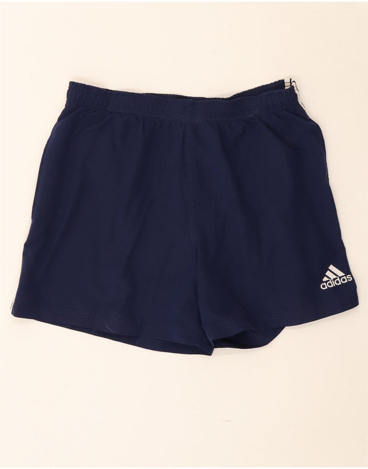 Pantaloni scurți sport pentru bărbați Adidas, mari, albastru, poliester