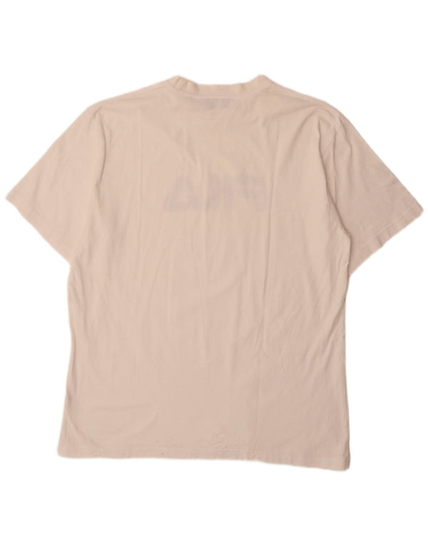 Tricou cu grafică obișnuită Fila pentru bărbați Top IT 58 2XL Bumbac alb