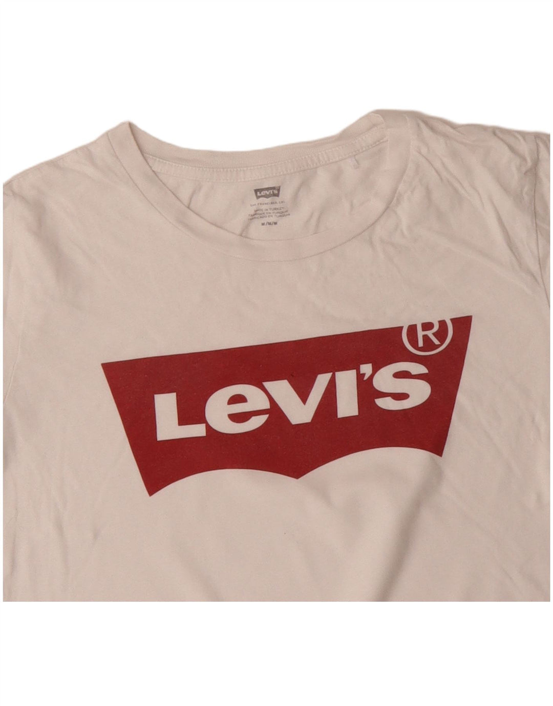 Tricou grafic pentru femei LEVI'S Top UK 14 Medium White Bumbac