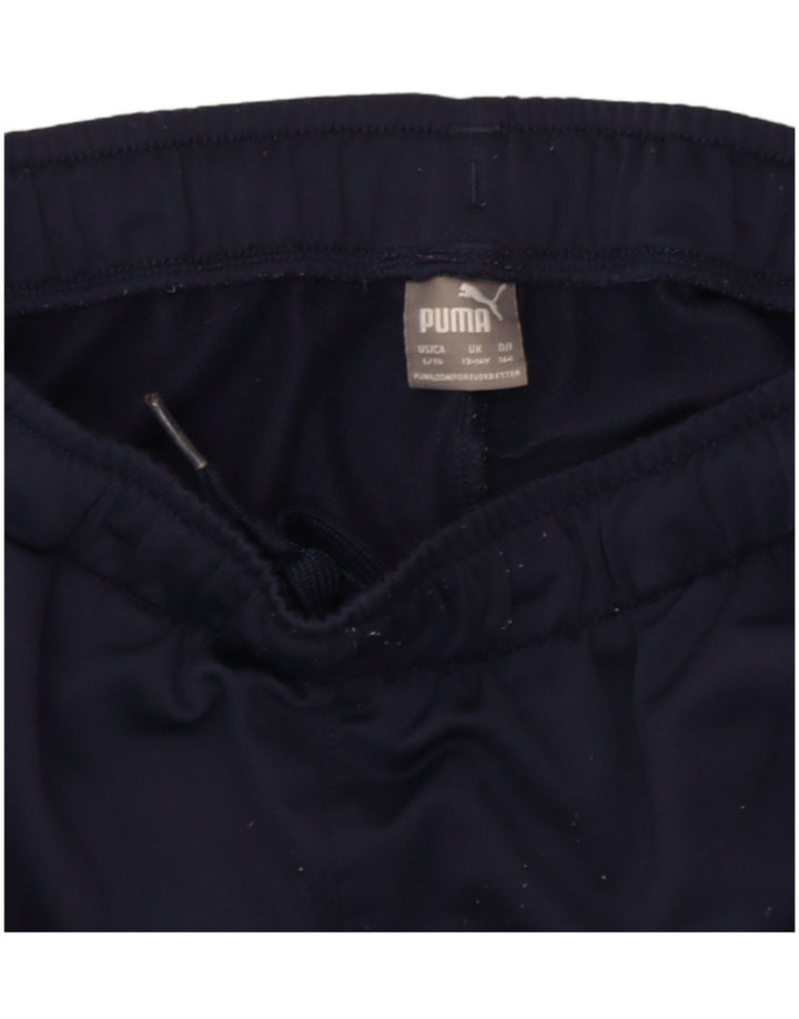 Pantaloni de trening Puma Băieți 13-14 ani Poliester bleumarin
