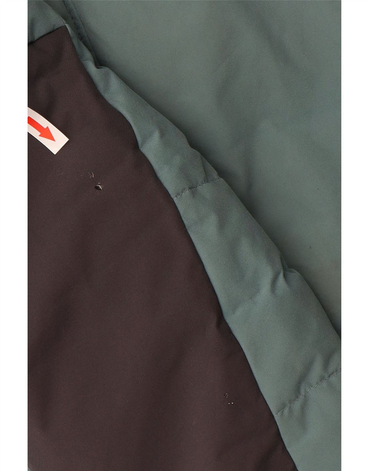 COLUMBIA Palton căptușit cu glugă pentru bărbați UK 38 Medium Blue Colorblock Poliester