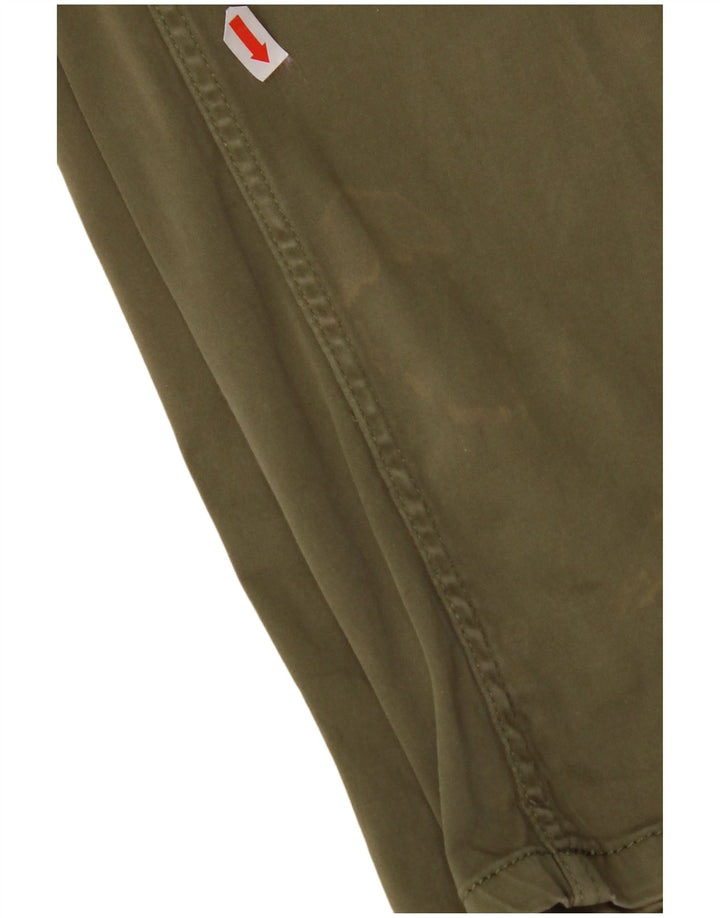 TOMMY HILFIGER Pantaloni chino slim pentru bărbați L31 L32 bumbac kaki