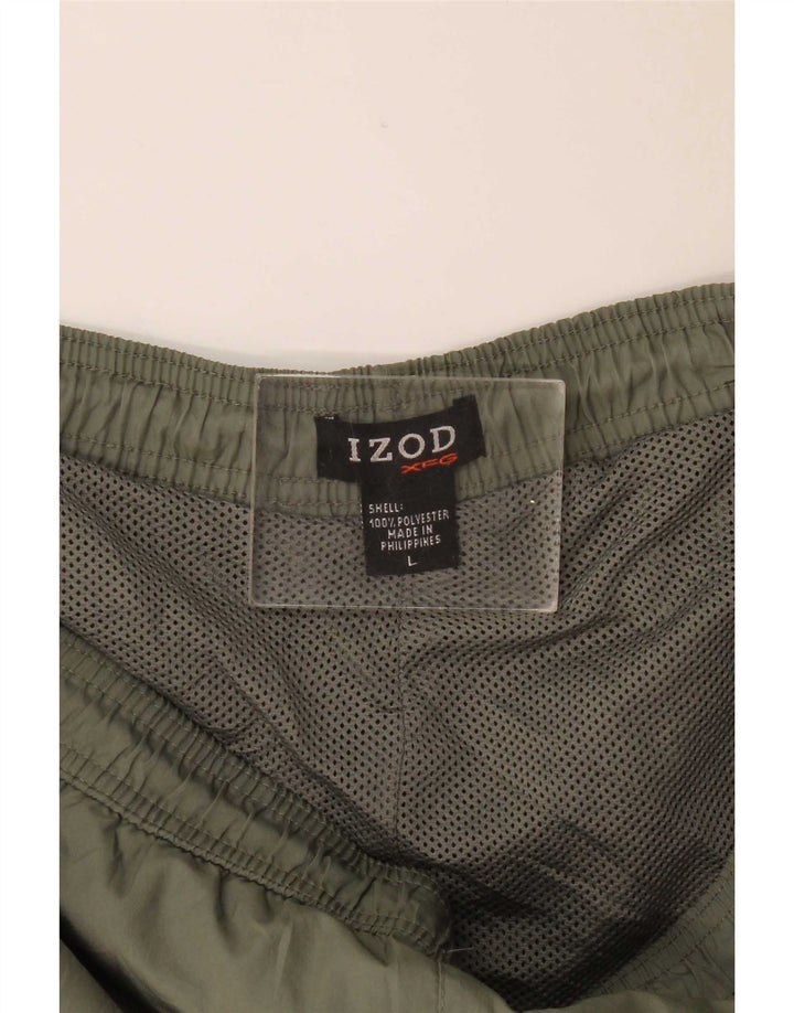 Pantaloni de trening pentru bărbați Izod Poliester kaki mare