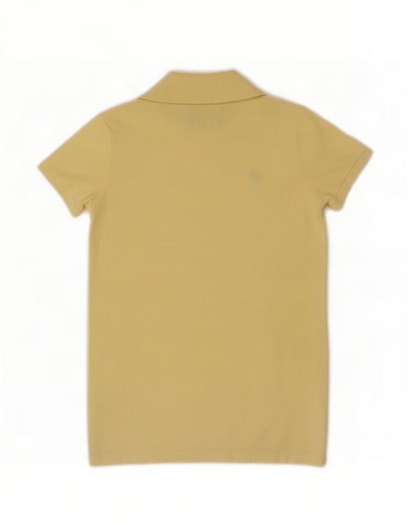 Tricou polo Benetton pentru femei UK 10 Small Yellow