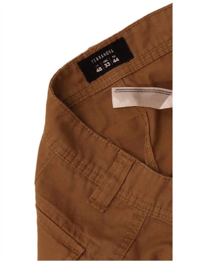 Pantaloni scurți cargo Terranova pentru bărbați IT 48 Medium W33 Bumbac maro