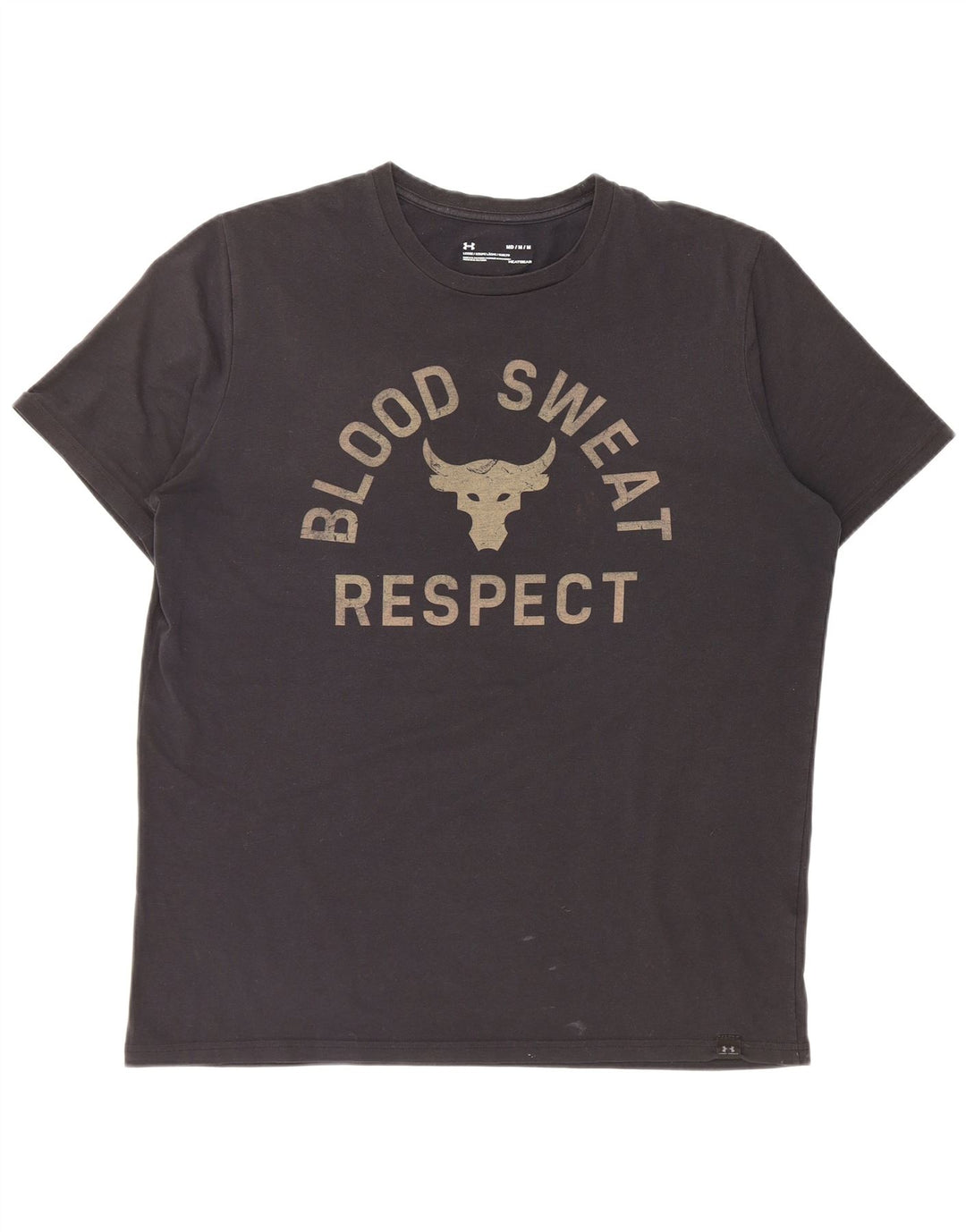 Tricou grafic Under Armour pentru bărbați Heat Gear Top Mediu Negru