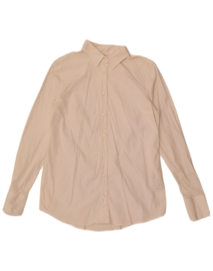 Cămașă Fred Perry pentru femei UK 18 XL Bumbac alb