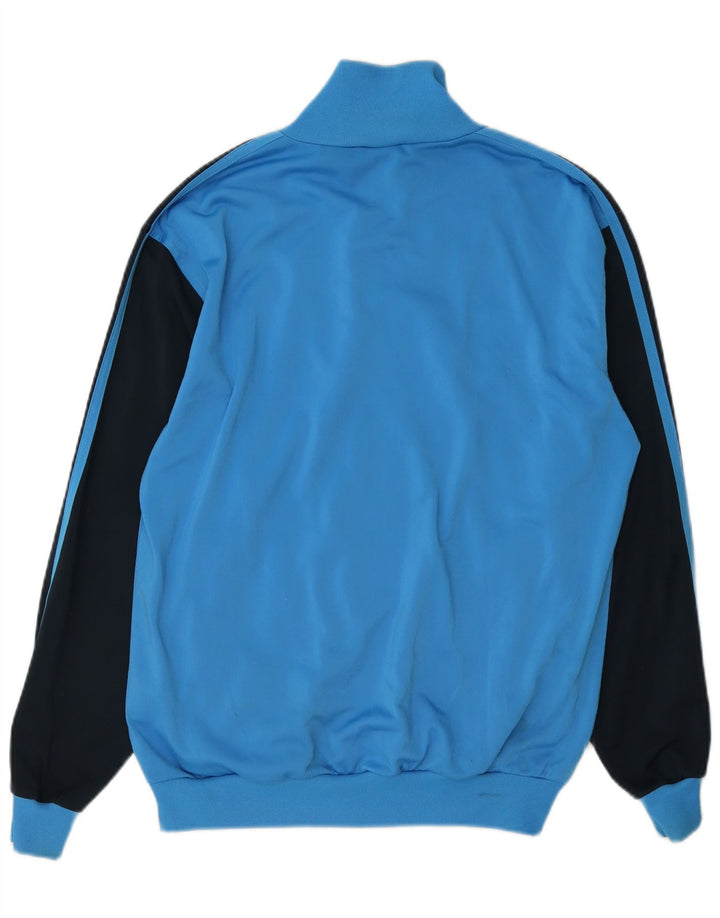 Jachetă de trening pentru bărbați Adidas Marea Britanie 36/38 Poliester color bloc albastru mic