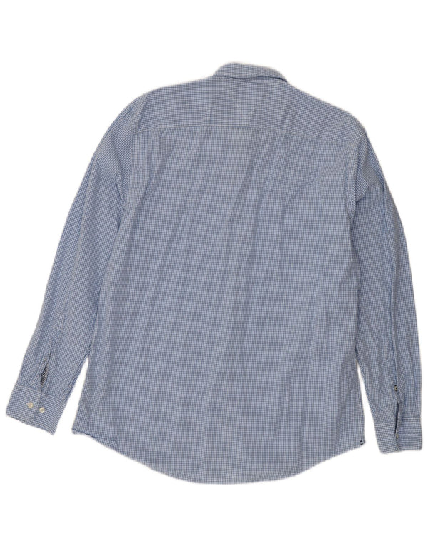 Cămașă pentru bărbați Tommy Hilfiger, XL, bumbac vichy albastru