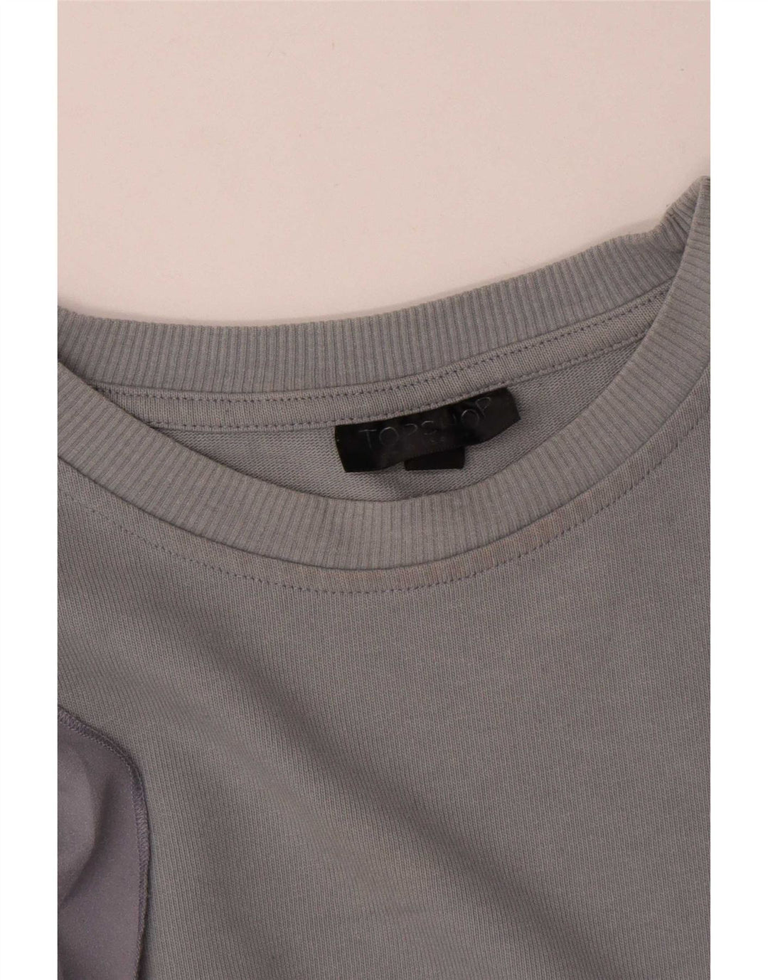 Topshop Pulover pentru damă, UK 8, bumbac gri mic