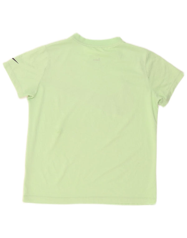 Tricou grafic Nike Dri Fit pentru fete Top 12-13 ani mare verde