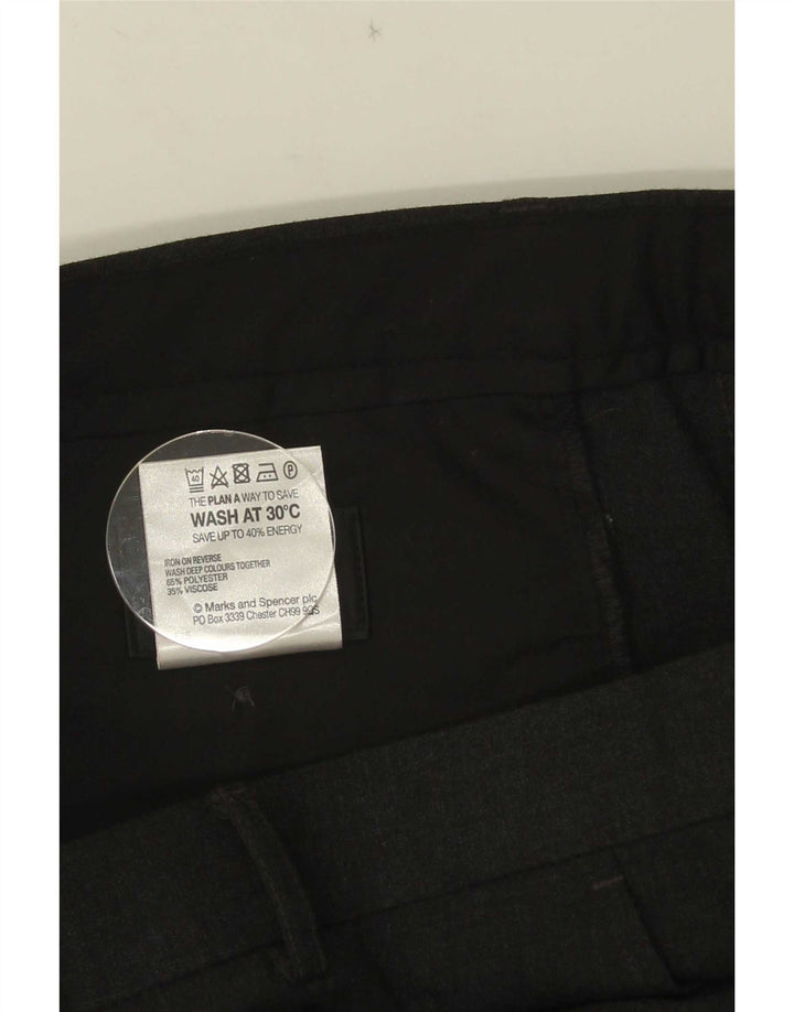 Pantaloni de costum pentru bărbați Marks & Spencer L34 L31 poliester gri
