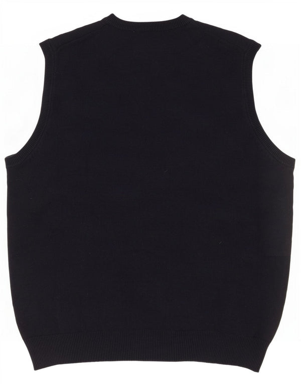 Marks & Spencer pentru bărbați Blue Harbour Vest Tank Top mare din bumbac bleumarin