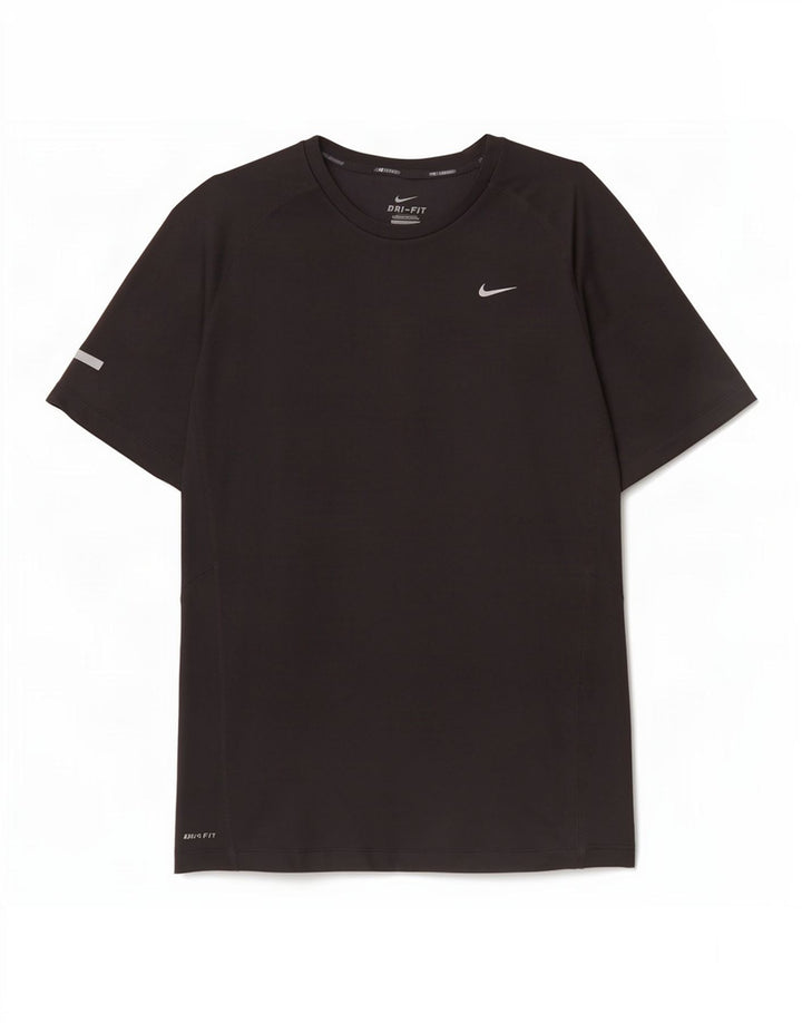 Tricou Nike Dri Fit pentru bărbați Top mare din poliester negru