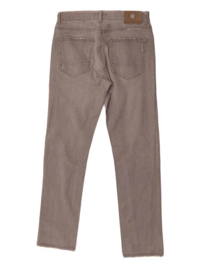 Trussardi blugi slim pentru bărbați W29 L30 bumbac gri
