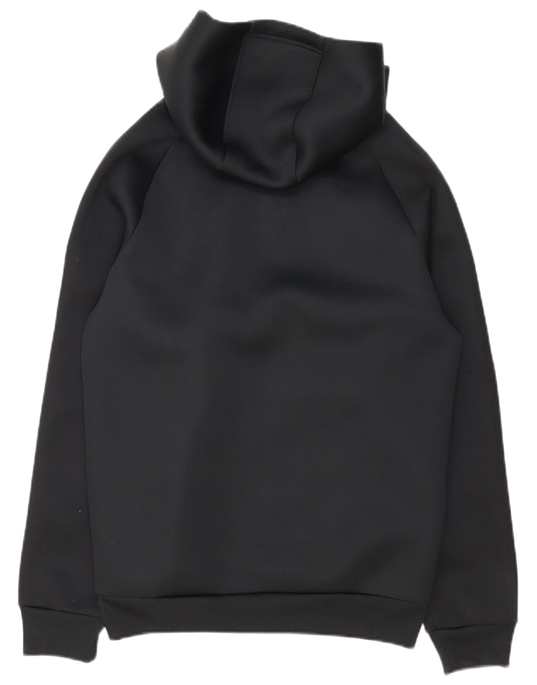 Pulover cu capotă cu fermoar și grafic Adidas pentru bărbați, mic, negru, poliester