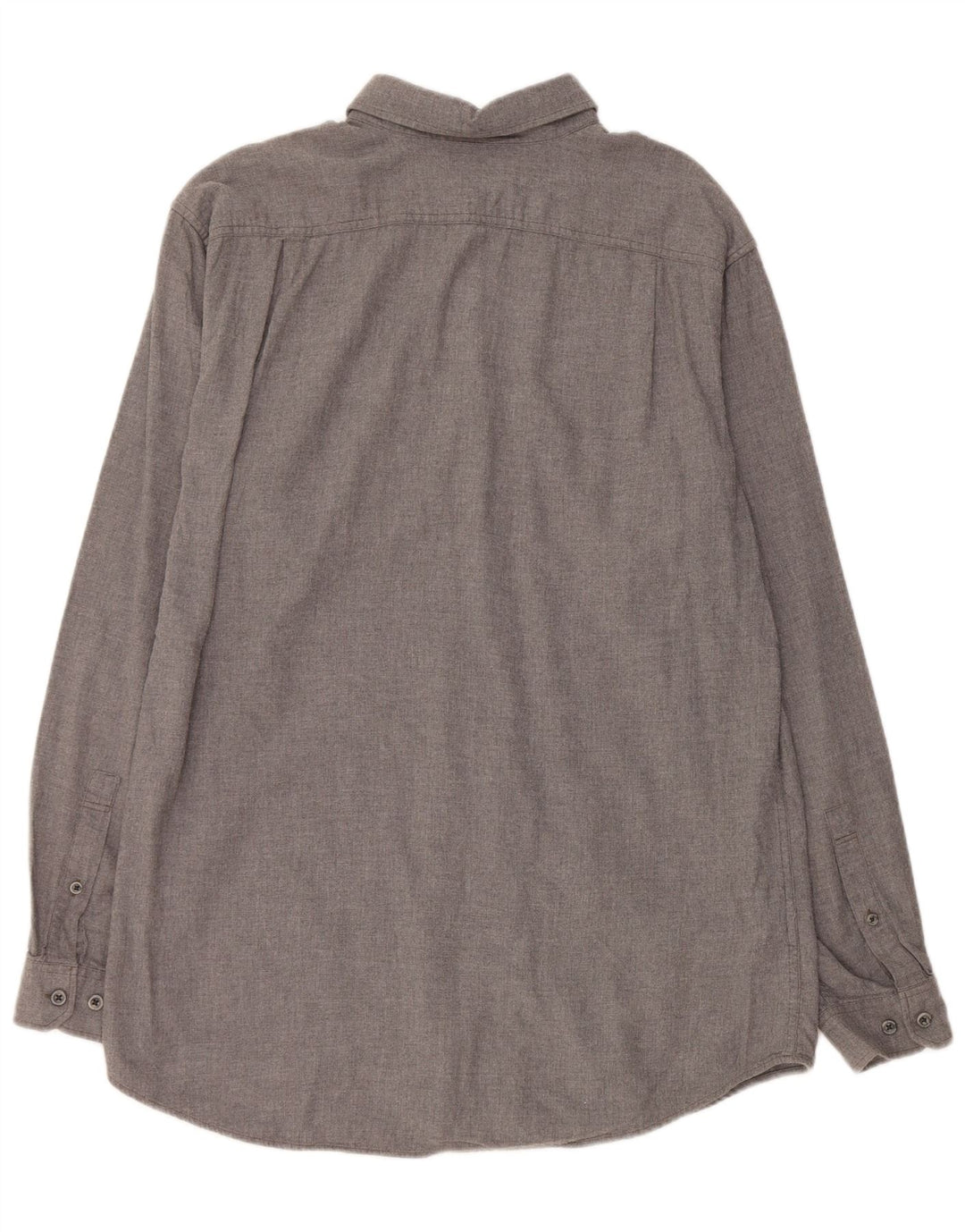 EDDIE BAUER Cămașă de flanel pentru bărbați, înaltă, cu croială clasică, bumbac gri mare