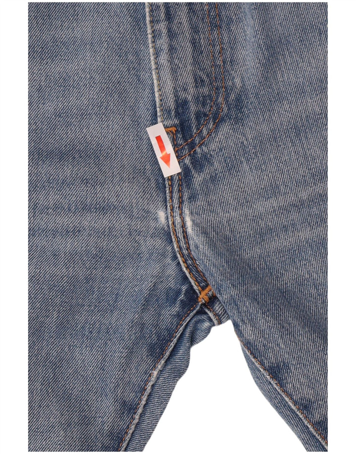 Blugi drepti pentru bărbați Levi's 505 W34 L32 Bumbac albastru
