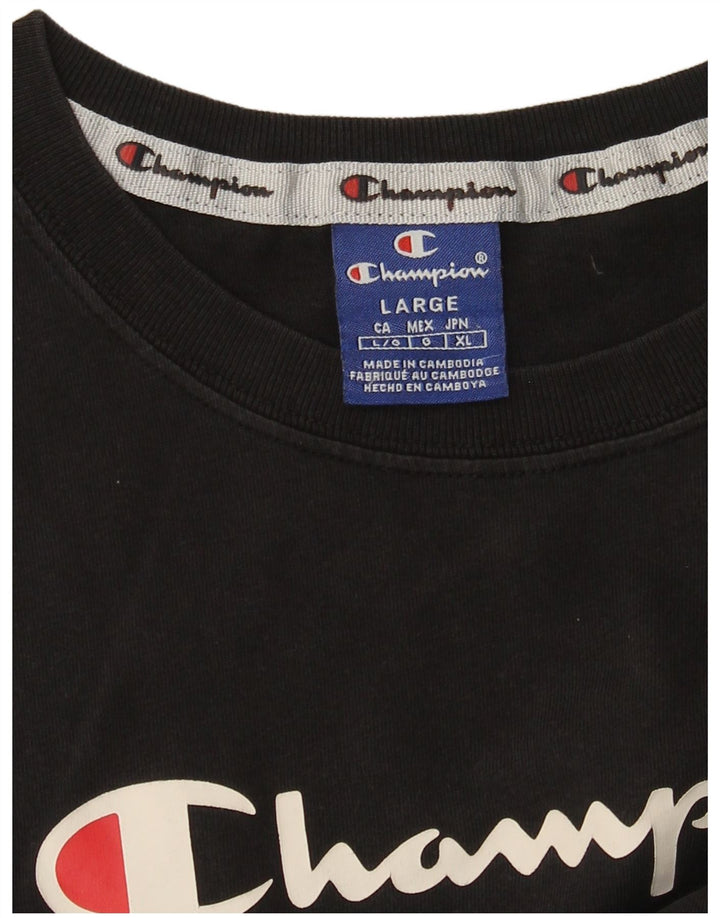 Tricou grafic CHAMPION pentru femei Top UK 14 Large Black