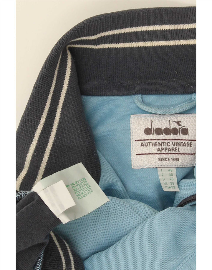 Jachetă de trening pentru bărbați Diadora UK 36, albastru, poliester color bloc
