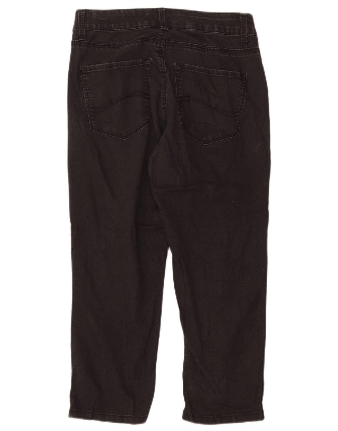 Blugi Capri pentru femei Lee Easy Fit US 8 Medium W28 L21 Bumbac negru
