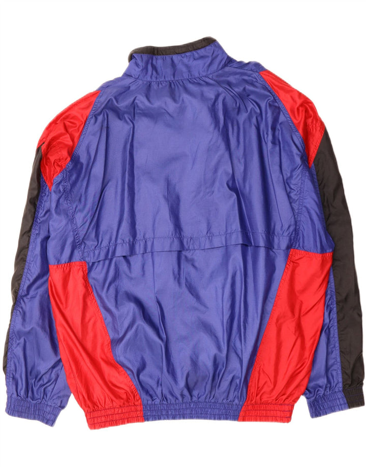 Jachetă de vânt pentru bărbați, pulover, cu ajustare largi, NIKE UK 44 2XL, albastru, bloc de culoare