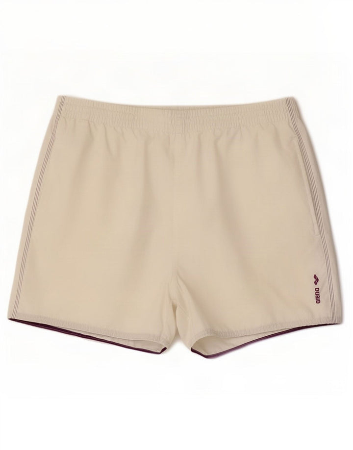 Pantaloni scurți de înot Umbro pentru bărbați XL poliester alb