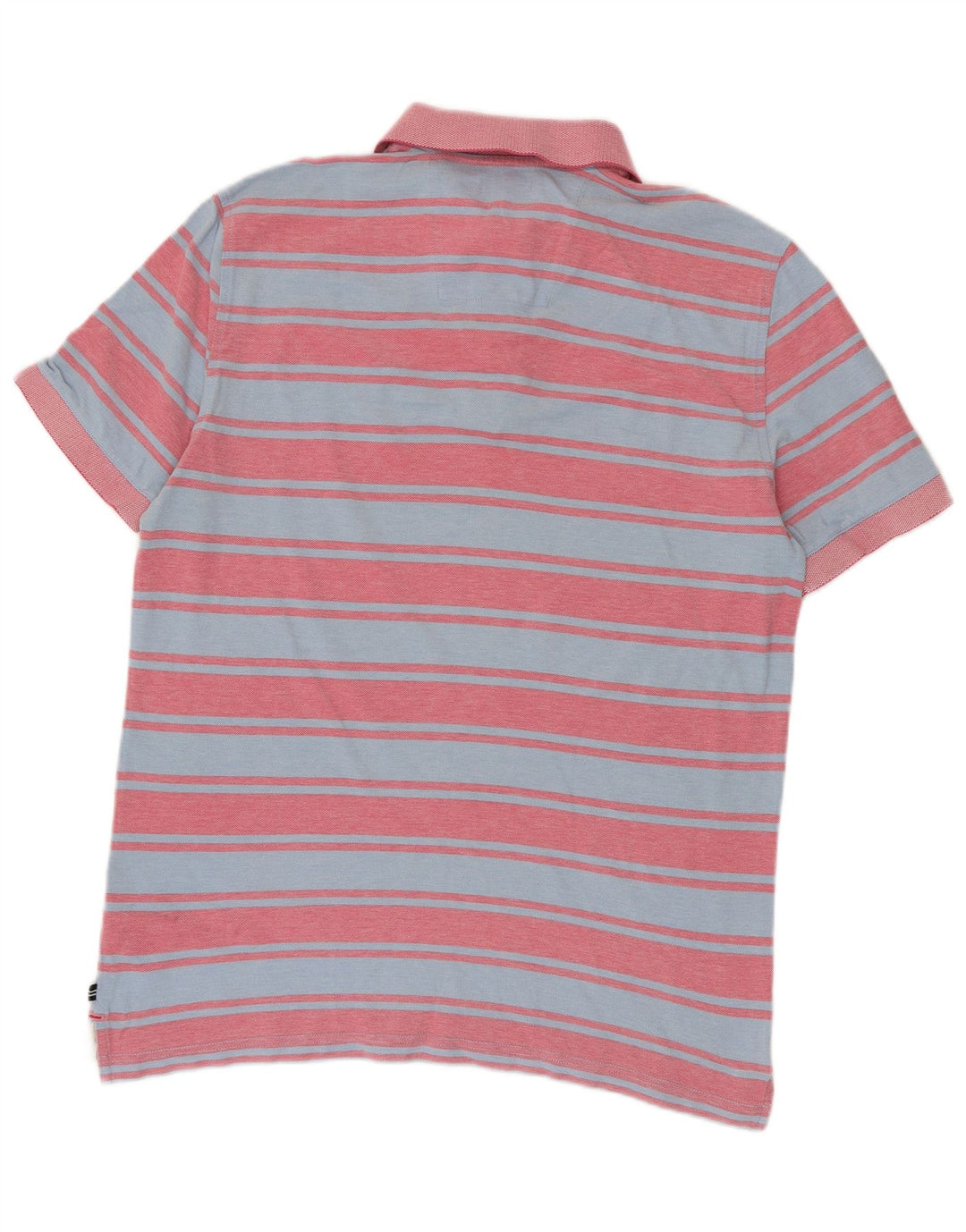Tricou polo Nautica pentru bărbați, bumbac cu dungi albastre medii