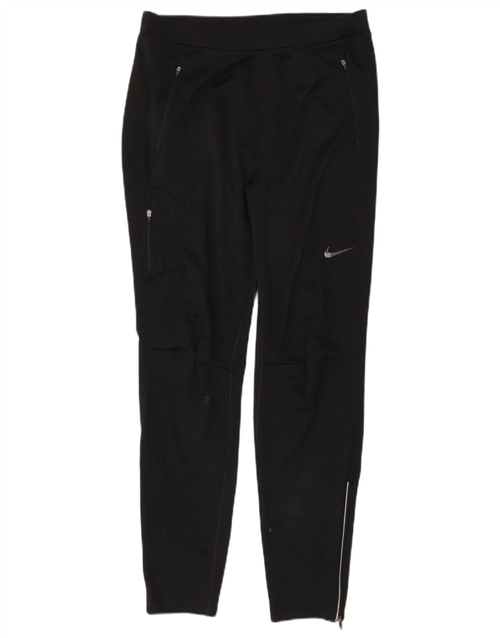 Pantaloni de trening Nike pentru femei UK 14, mari, negru, poliester