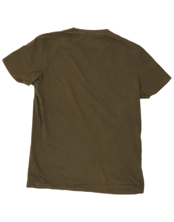 Tricou cu grafic Jack & Jones pentru bărbați Top Mediu Kaki Bumbac