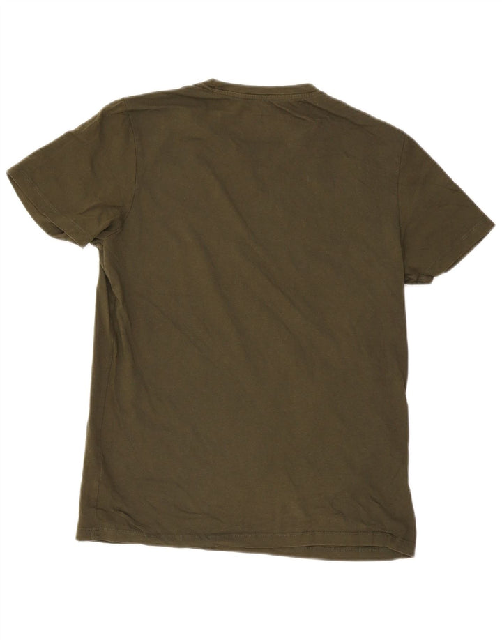 Tricou cu grafic Jack & Jones pentru bărbați Top Mediu Kaki Bumbac