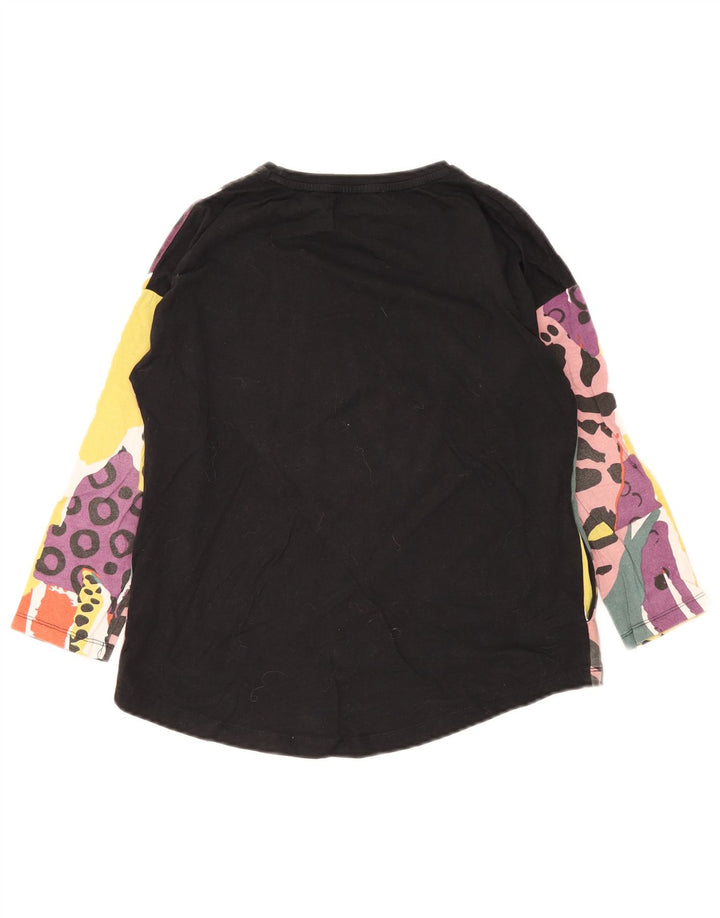 Desigual Fete Top Grafic Maneca Lunga 11-12 Ani Multicolor