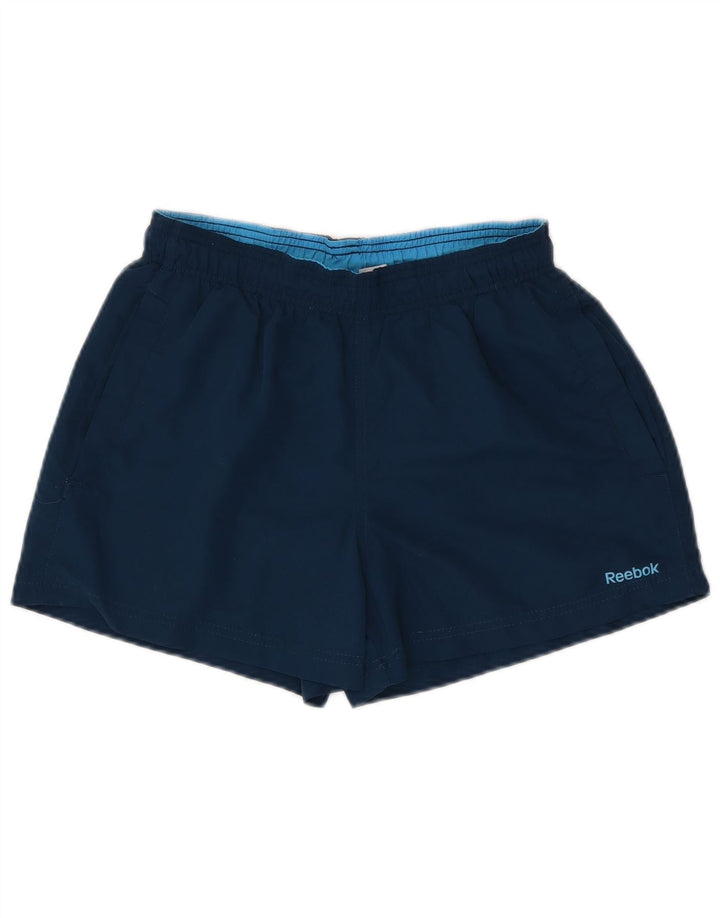Pantaloni scurti sport REEBOK pentru bărbați, poliester, albastru mic