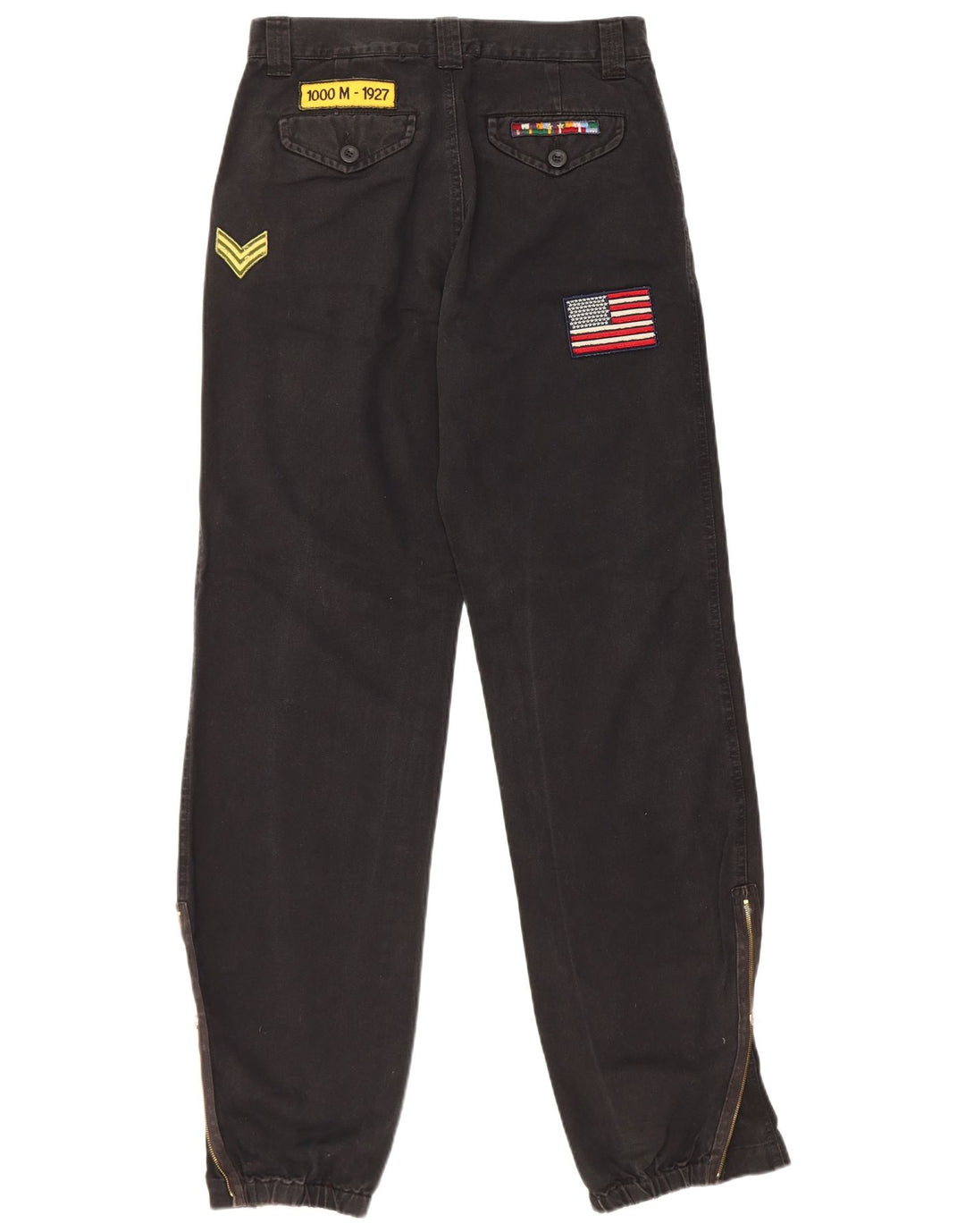 Killer Loop Pantaloni de jogging pentru femei Blugi drepti IT 42 Medium W28 L33 Bumbac negru