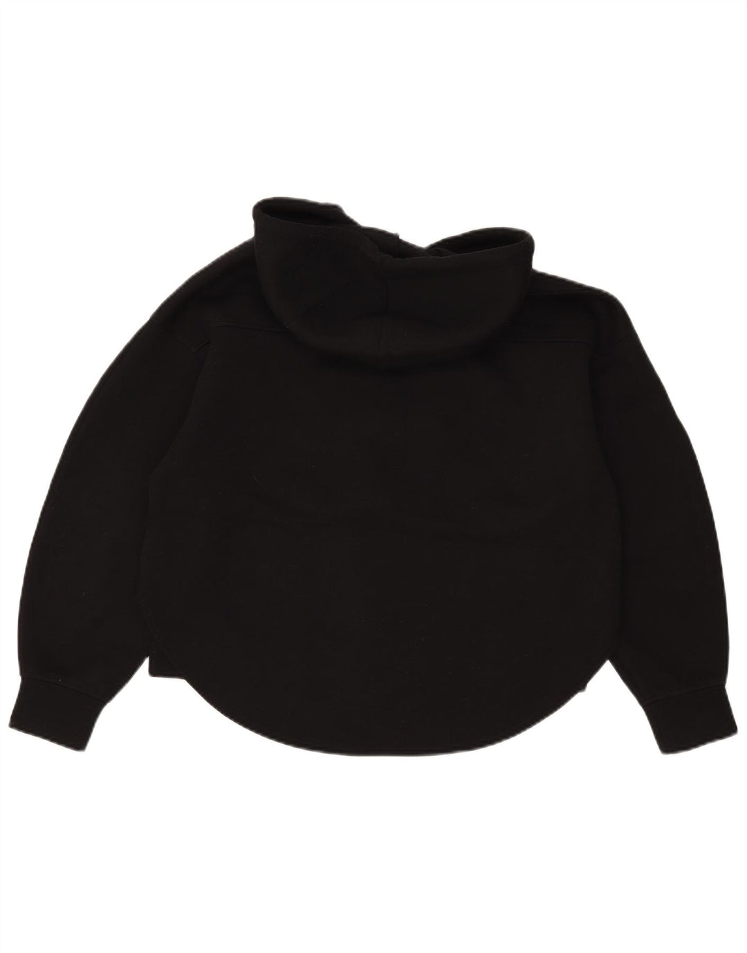 Pulover pentru femei Zara, supradimensionat, cu fermoar, UK 10, poliester negru mic