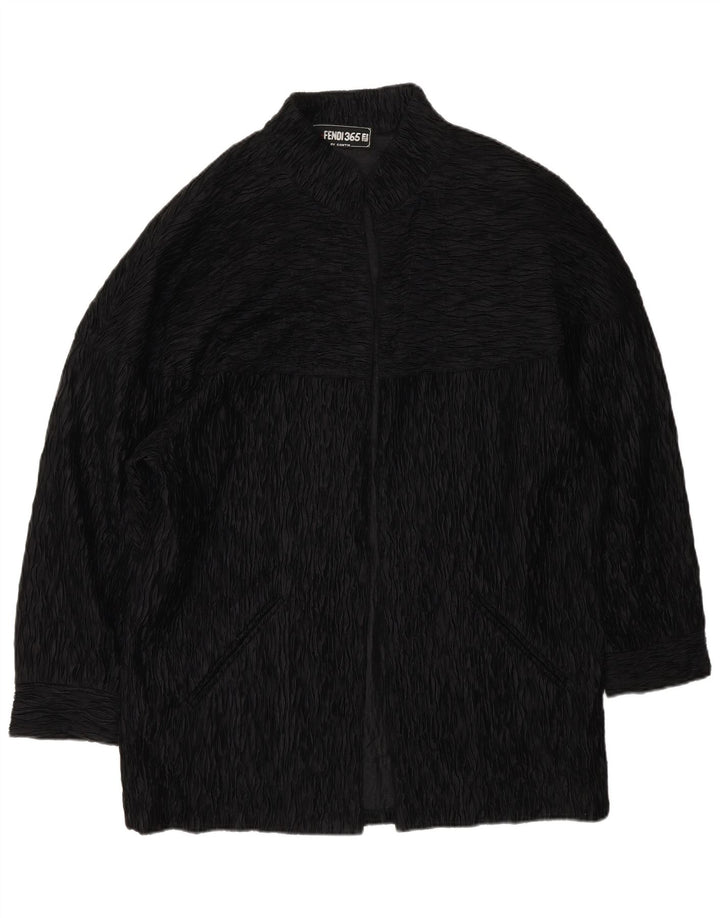 Palton deschis pentru femei Fendi UK 18 XL negru