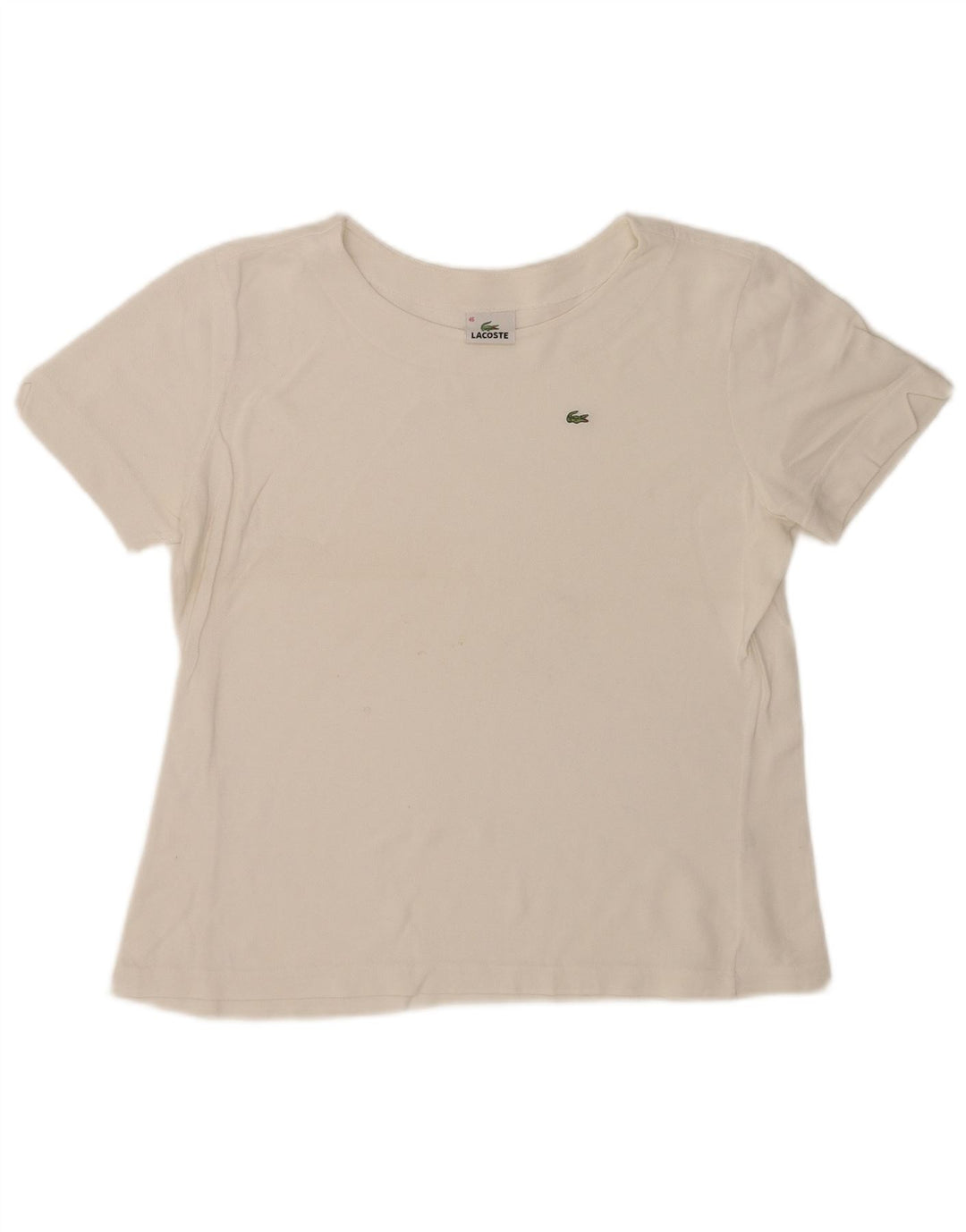 Tricou pentru femei Lacoste Top Mărimea 46 XL Bumbac alb