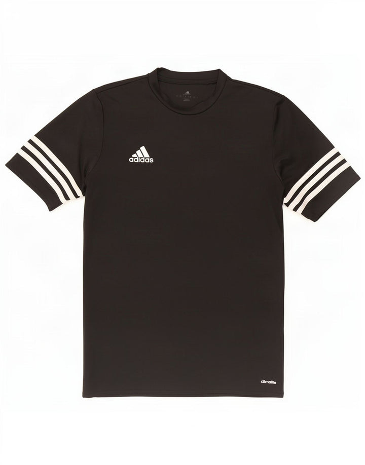 Tricou Adidas Climalite pentru bărbați Top mic poliester negru