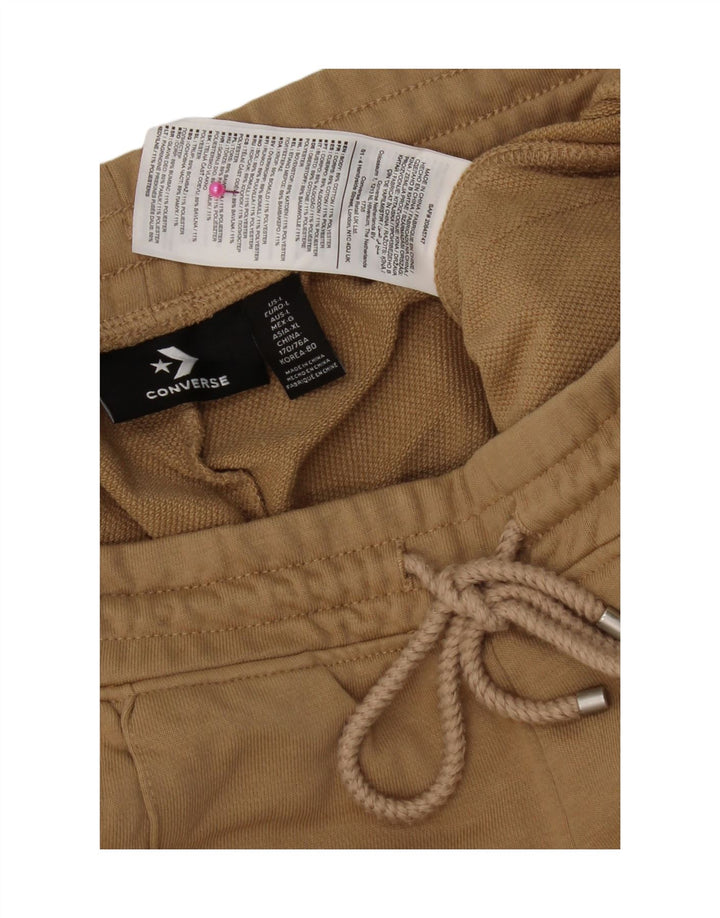 Pantaloni de trening Converse pentru femei UK 16, mare, bej, bumbac