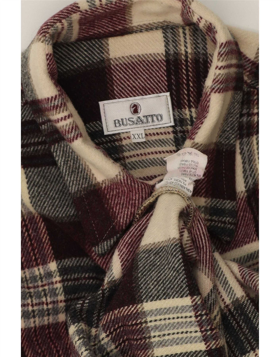 Cămașă de flanel pentru bărbați, 2XL, multicolor, acrilic