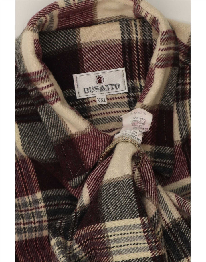 Cămașă de flanel pentru bărbați, 2XL, multicolor, acrilic