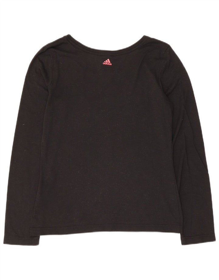 Tricou cu mânecă lungă pentru femei Adidas Graphic Top UK 8/10 Small Black