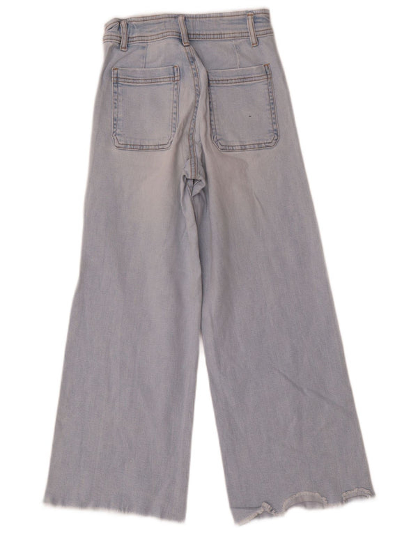 Blugi Fete Zara 9-10 Ani L22 L25 Albastru