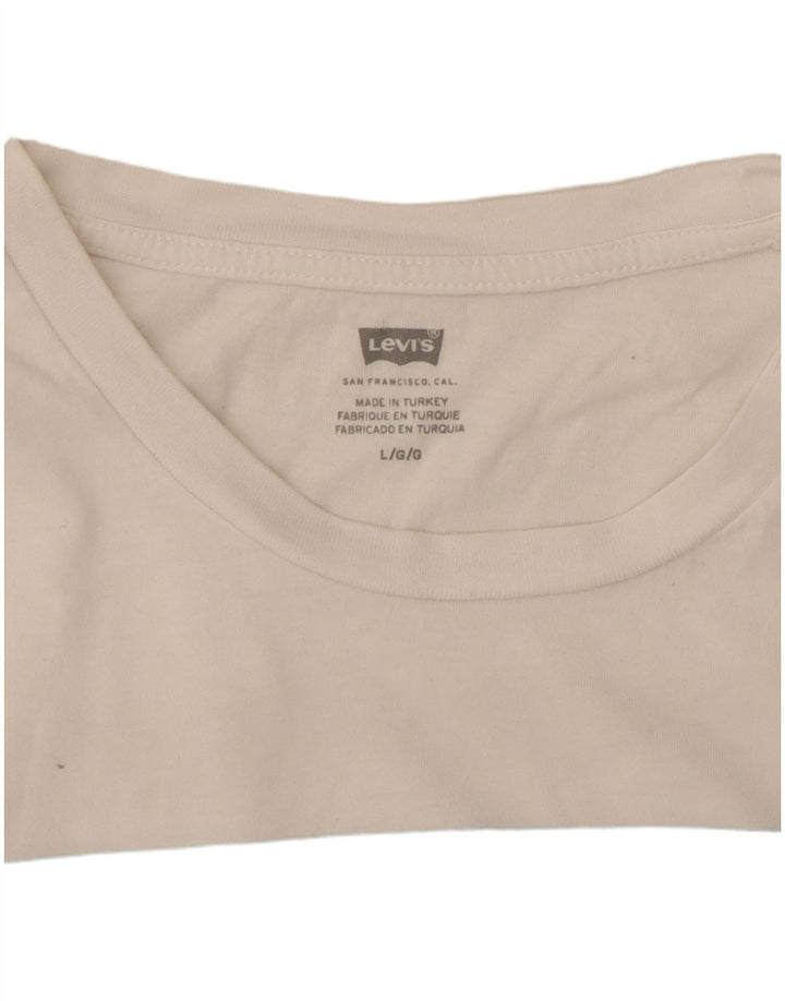 Tricou grafic LEVI'S pentru femei Top UK 16 Large White