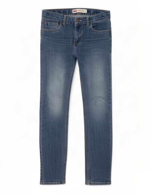 Levi's Boys 510 Skinny Jeans 13-14 Years W28 L28 Blue Cotton